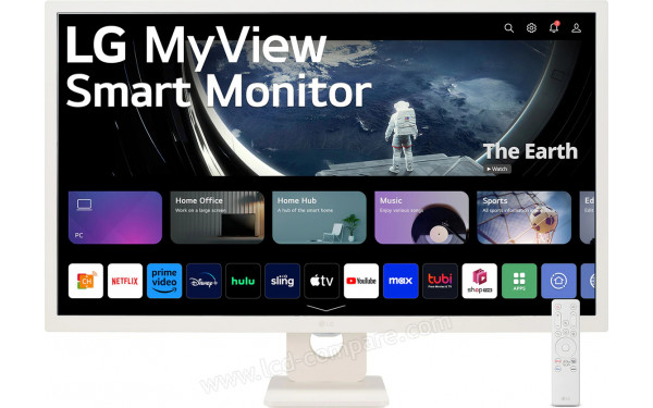 LG 32SR50F-W.AEK - Vue de face