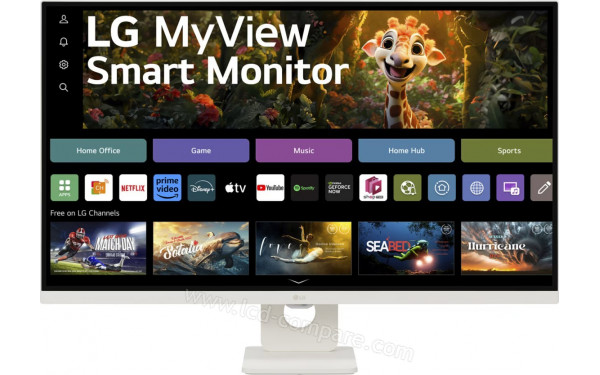 LG 32SR73U-W - Vue de face