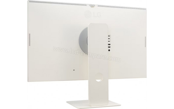 LG 32SR83U-W - Vue 3/4 arri&egrave;re