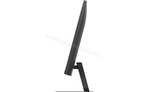 LG 32U701SB-B - Vue de profil bascul&eacute; vers l'arri&egrave;re