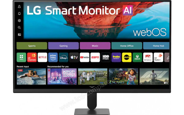 LG 32U701SB-B - Vue de face
