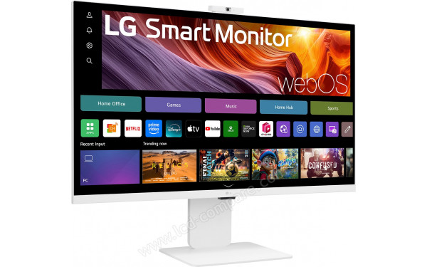 LG 32U850SA-W.AEK - Vue 3/4 gauche