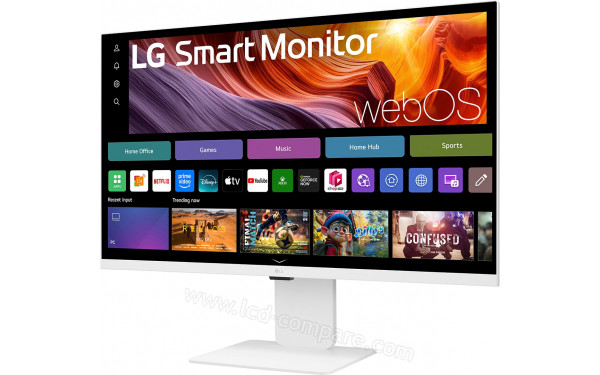 LG 32U850SA-W - Vue 3/4 droite