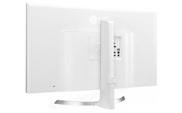 LG 32UD89-W - Vue 3/4 arri&egrave;re