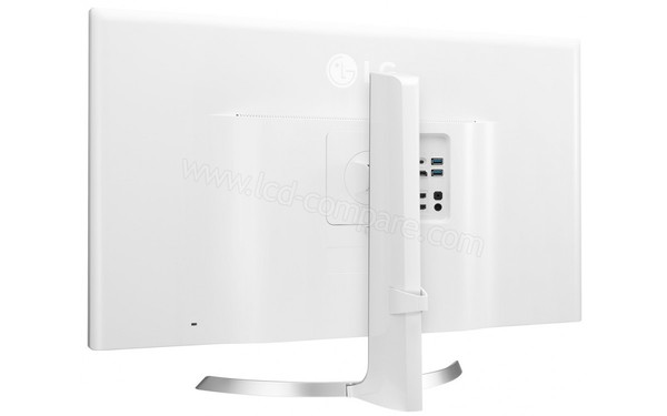 LG 32UD99-W - Vue 3/4 arri&egrave;re