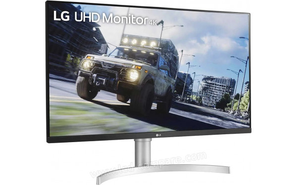 LG 32UN550-W - Vue 3/4 gauche