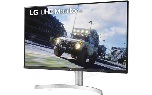 LG 32UN550-W - Vue 3/4 droite