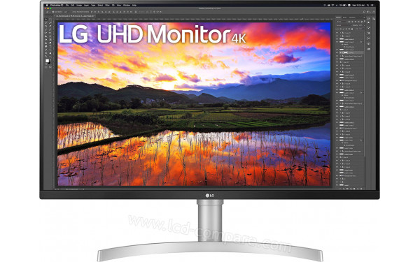 LG 32UN650-W - Vue de face