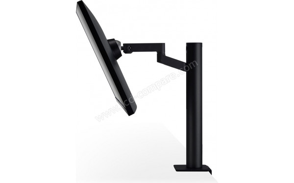 LG 32UN880P-B Import EU - Vue de profil et inclinaison vers le bas