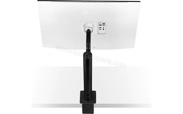LG 32UN88A-W - Vue plong&eacute;e de l'arri&egrave;re