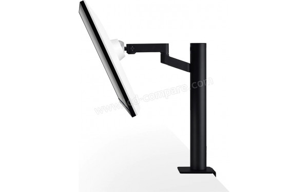 LG 32UN88A-W - Vue de profil et inclinaison vers le bas