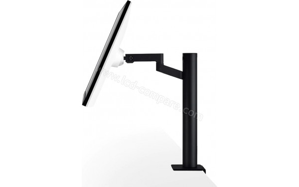 LG 32UN88A-W - Vue de profil et inclinaison vers le haut