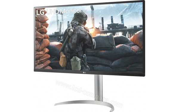 LG 32UP550N-W - Vue 3/4 droite