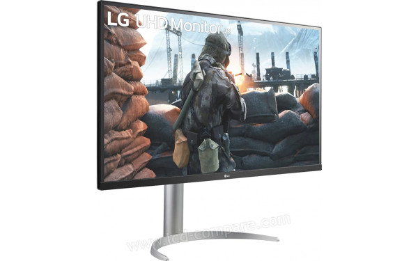 LG 32UP550-W - Vue 3/4 gauche
