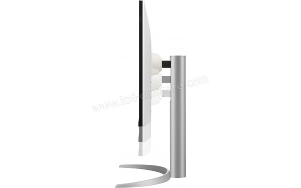 LG 32UP55NP-W - Vue de profil r&eacute;glage hauteur