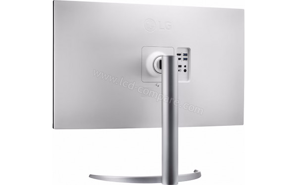 LG 32UQ750P-W - Vue 3/4 arri&egrave;re