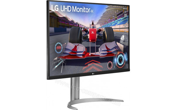 LG 32UQ750P-W - Vue 3/4 gauche