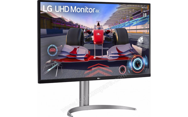 LG 32UQ750-W - Vue 3/4 gauche