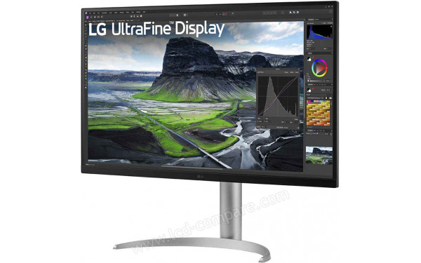 LG 32UQ850V-W - Vue 3/4 droite