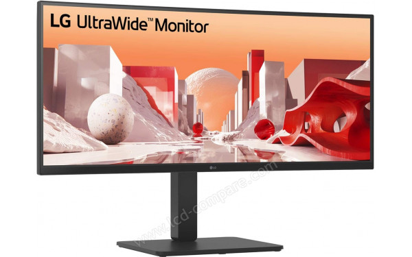 LG 34BA85QE-B - Vue 3/4 gauche
