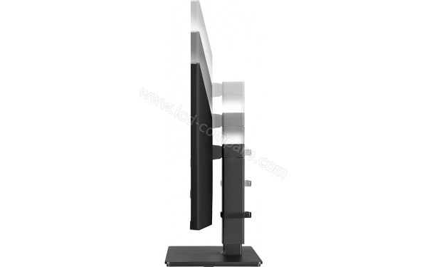 LG 34BN670-B - Vue de profil avec ajustement de la hauteur