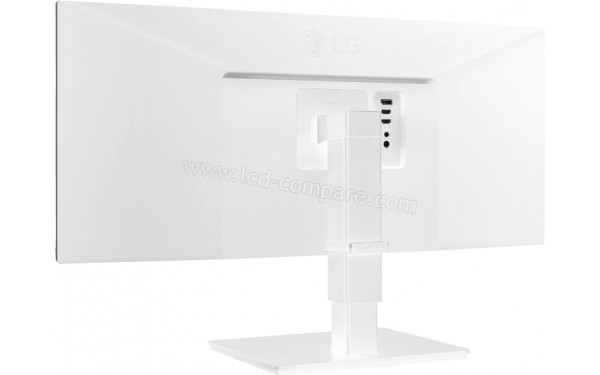 LG 34BN670-W - Vue 3/4 arri&egrave;re