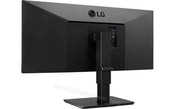 LG 34BN770-B - Vue 3/4 arri&egrave;re
