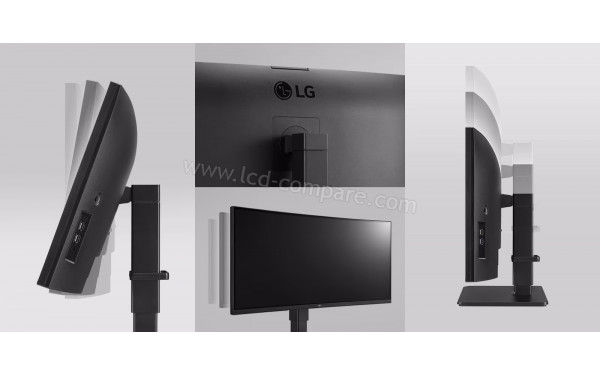 LG 34BQ77QC-B - Mouvements du pied
