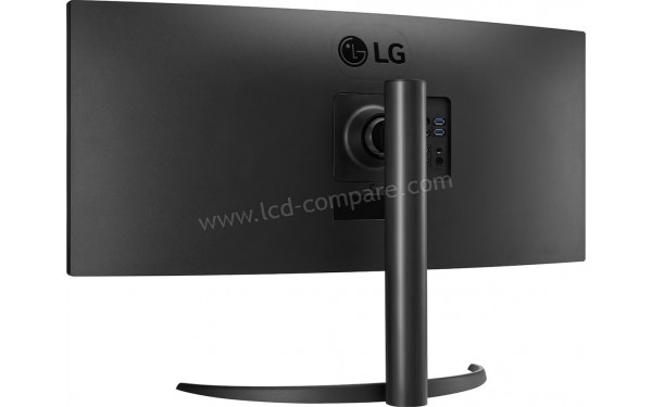 LG 34BR55QC-B - Vue 3/4 arri&egrave;re