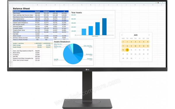 LG 34BR65F-B - Vue de face