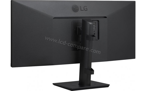 LG 34BR65F-B - Vue 3/4 arri&egrave;re