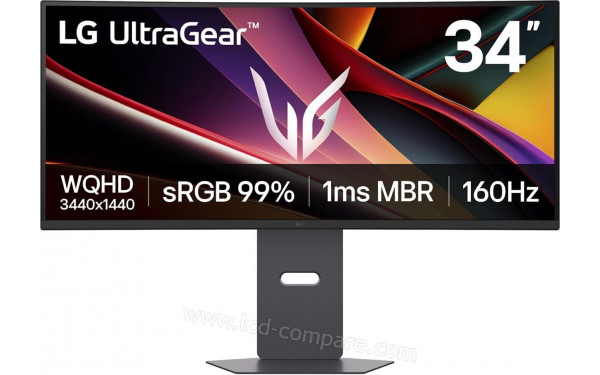 LG 34G600A-B.AEK - Vue de face