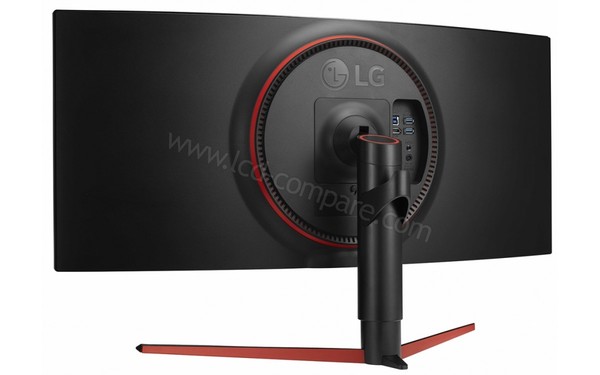 LG 34GK950F-B - Vue 3/4 arri&egrave;re
