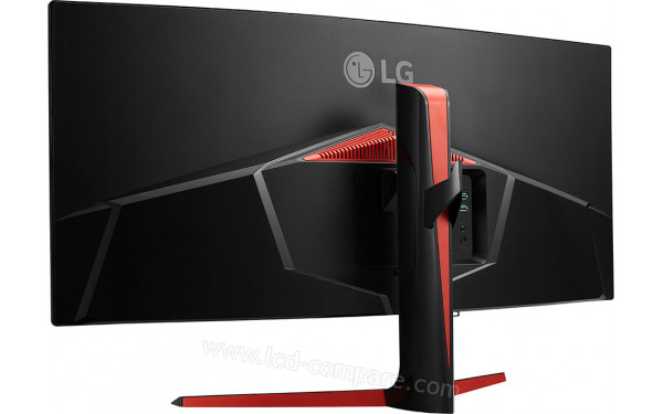 LG 34GN73A-B - Vue 3/4 arri&egrave;re