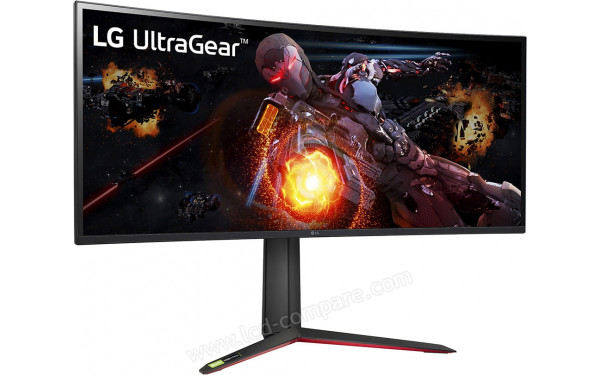 LG 34GP950G-B - Vue 3/4 gauche