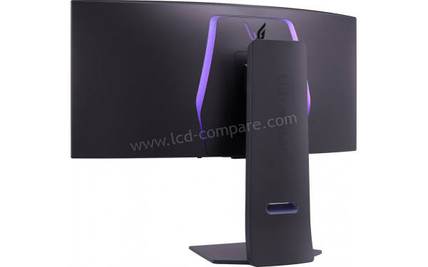 LG 34GS95QE-B - Vue 3/4 arri&egrave;re