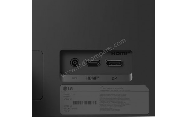 LG 34U601B-B - Connectiques