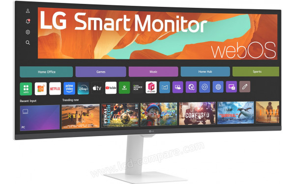 LG 34U601SA-W.AEK - Vue 3/4 gauche