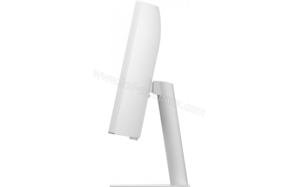 LG 34U601SA-W - Vue de profil bascul&eacute; vers l'arri&egrave;re