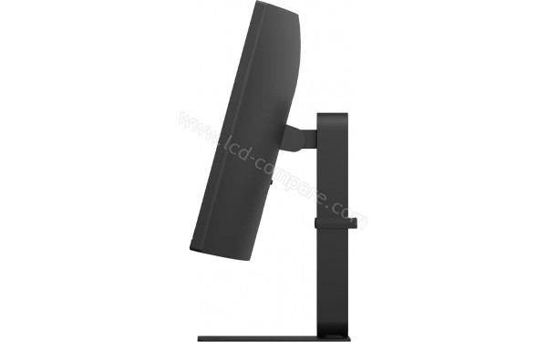 LG 34U620B-B - Vue de profil bascul&eacute; vers l'arri&egrave;re
