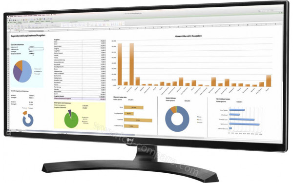 LG 34UB88-B - Vue 3/4 droite