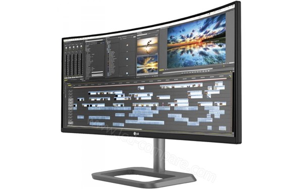 LG 34UC87-B - Vue 3/4 droite