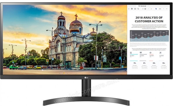 LG 34WL50S-B - Vue de face