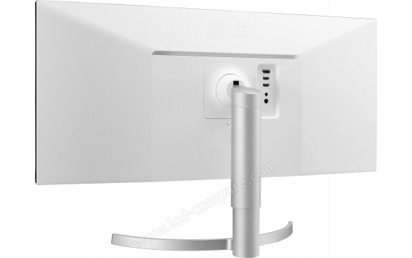 LG 34WN650-W - Vue 3/4 arri&egrave;re