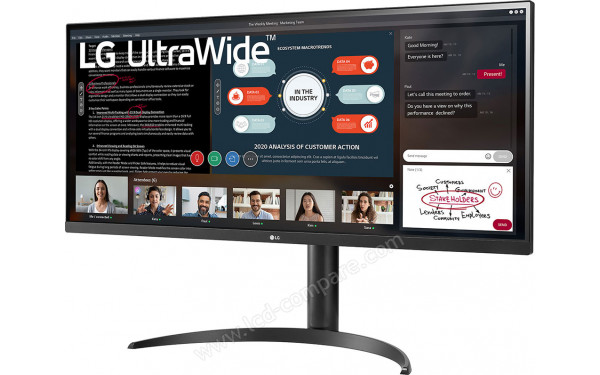 LG 34WP550-B - Vue 3/4 droite