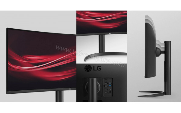 LG 34WP75C-B - Multi-r&eacute;glages du pied