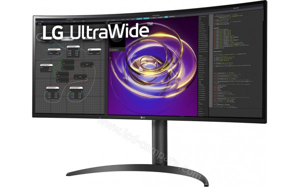 LG 34WP85C-B - Vue 3/4 droite