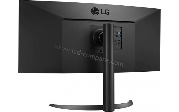LG 34WP85C-B - Vue 3/4 arri&egrave;re