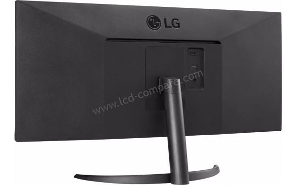 LG 34WQ500-B - Vue 3/4 arri&egrave;re