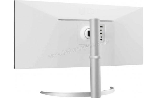 LG 34WQ650-W - Vue 3/4 arri&egrave;re